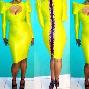Sexy Heart Cutout Custom Made Bodycon Dress!